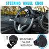 Automobile Multifunctional Bearing Steering Wheel Power Ball(Oval Black)