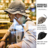 Maden FXTW2107095 Retro Dual Use Fisherman Hat Portable Hand Coin Purse Cap(Black / Khaki)