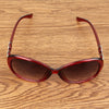 Retro UV400 UV Protection PC Frame AC Lens Sunglasses(Wind Red)