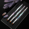 Aurora Ice Transparent Nail Drawing Pen Light Therapy Paint Pen Flat Phototherapy Pen