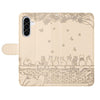 For Samsung Galaxy A36 / A56 5G Cat Embossing Pattern Leather Phone Case with Lanyard(Beige)