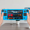 JYS JYS-SD011 For Steam Deck 7pcs/set Host Silicone Case With Joystick Cap+Touch Board Sticker Set(Red)