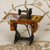 Mini Sewing Machine Toy Doll House Decoration Scene Model