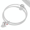 S925 Sterling Silver Birthday Cake Pendant DIY Bracelet Necklace Accessories