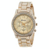 Women Alloy Diamond Stainless Steel Belt Watch(Gold with Diamond)