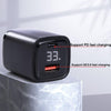 CYKE K02 30W PD+QC3.0 Mobile Phone Digital Display Fast Charger, Plug: EU(Black)