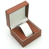 Flip Watch Box Bracelet Gift Packaging Storage Box(Brown)
