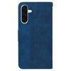 For Samsung Galaxy A36 5G / A56 5G Geometric Embossed Leather Phone Case(Blue)