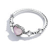 SCR805 S925 Sterling Silver Gentle Delicate Heart Ring(No.6)