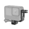 Universal  Vertical Shooting Centering Arm Bracket For Action Camera, Spec: With 2pcs Long Screw