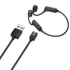 For Xiaomi Haylou PurFree BC01 Bone Conduction Earphone Magnetic Charging Cable, Length: 1m(Black)