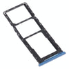 For infinix Hot 10 Play / Smart 5(India) X688C X688B SIM Card Tray + SIM Card Tray + Micro SD Card Tray (Blue)