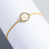 English Letter Bracelet Couple Girlfriends DIY Bracelet Men Women Micro Inlaid Zircon Rainbow Bracelet(K)
