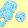 Dog Teeth Cleaning Chew Toy - TPR Slipper (Peacock Blue, S/M)