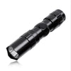 3W LED Mini Flashlight Light Torch Lamp with Strap(Black)