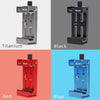 XILETU XJ-8 Aluminum Alloy Camera Head Tripod Mobile Phone Clip(Blue)