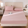 3pcs /Set Cotton Beds Bedspread 4 Seasons Universal Dustproof Slip-proof Bed Sheet With Pillowcase, Size: 120x200cm(Silver Gray)