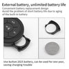 DQX-999A Multifunctional Steering Wheel Button Controller Car DVD Screen Wireless Remote Control (Black)