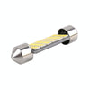 2 PCS 39mm DC12V / 1.2W / 6000K / 80LM 42LEDs SMD-3014 Car License Plate Light / Dome Light, with Decoder