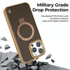 For iPhone 15 Pro Carbon Fiber MagSafe Holder Phone Case(Grey)