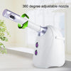 Hot & Cold Aromatherapy Face Steamer Spray Moisturizer CN Plug(White Purple)