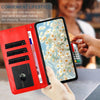 For Samsung Galaxy S25 Ultra 5G Daisy Embossed Leather Phone Case(Red)