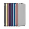 For Galaxy A31 Plated Mirror Horizontal Flip Leather Case with Holder(Blue)