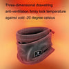 YIPINU YPU-3 Autumn/Winter Cold-proof Collar Outdoor Windproof Riding Mask, Size: Free Code(Black)