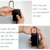 Wall Mounted Key Safe Box - 4 Digit Combination - Silver