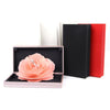 Creative Rose Rotating Ring Box Marriage Wedding Ring Box(Black)