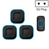 Wireless Doorbell Plug-in, 300m Range, 38 Melodies, Black (EU Plug)