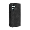 For Samsung Galaxy A16 5G Skin Feel Calf Texture Card Slots Leather Phone Case(Black)