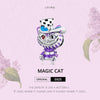 S925 Sterling Silver Magic Cat Beads DIY Bracelet Necklace Accessories