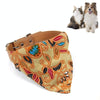 Cotton Pet Bib, XS Khaki, Dog/Cat Bandana Scarf