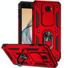 For Samsung Galaxy J7 Prime Sliding Camshield Holder Phone Case(Red)