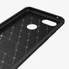 Brushed Texture Carbon Fiber Shockproof TPU Case for Google Pixel 3(Black)