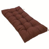 130 x 50cm Outdoor Home Patio Waterproof Sunscreen Bench Cushion, Color: Dark Brown
