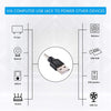 10 PCS 3.5x1.35mm Male to USB Male Adapter Connector