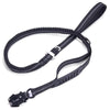 Heavy Duty Bungee Dog Lead, Reflective, Shock Absorbing, Medium/Large Dogs (Black)