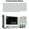 FNIRSI 2 In 1 Dual-Channel 100M Bandwidth Digital Oscilloscope 1GS Sampling Signal Generator, EU Plug 1014D +P4100 Probe
