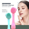 Hand-Held Silicone Cleansing Brush And Mask Brush Green Double-head Fish Tail