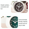 6016 Simple Bell Small Alarm Clock Students Learning Bedside Clock With Night Light(Green)