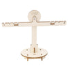 Homemade Balance Scale Kit Children Wooden Assembly Educational Toy Science Lever Teaching Aids