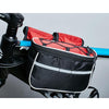 Bicycle Phone Bags Mountain Road Bike Front Head Bag Handlebar Bag (Red)