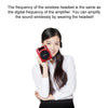 FM Microphone Wireless Headset Small Amplifier Head-Worn Microphone