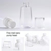 10 PCS Portable Refillable Plastic Fine Mist Perfume Spray Bottle Transparent Empty Spray Sprayer Bottle, 100ml(Pink)