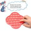 3 PCS Children Mathematical Logic Educational Toys Silicone Pressing Parent-Child Interactive Board Game(Red)