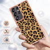 For Samsung Galaxy S25 Ultra 5G Electroplating Marble Dual-side IMD Phone Case(Leopard Print)