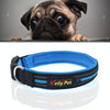 Pet Dogs Polyester Reflective Breathable Pets Collar Traction Lead Leash, Size: M, 2.5*42*47cm (Blue)