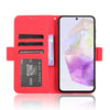 For Samsung Galaxy A36 5G Skin Feel Calf Texture Card Slots Leather Phone Case(Red)